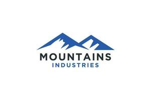 Mountain Logo, Mountain Logo Images. Simple vector logo in a modern style.