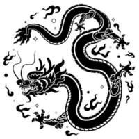 Happy chinese new year 2024 the dragon zodiac sign vector