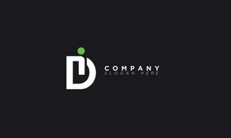 DI Alphabet letters Initials Monogram logo ID, D and I vector