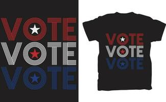 votar votar votar t camisa diseño vector