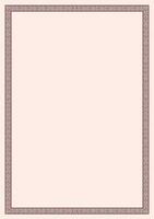 Frame with flowers. Ornamental frame for invitation vector