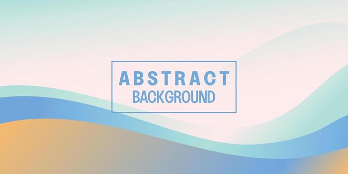 Amazing gradation color wave pattern background. Template for design of banner, greeting card, flyer, web, presentation, social media. vector
