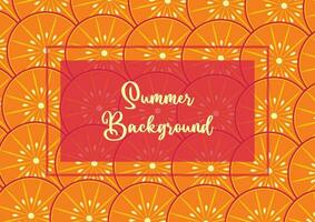 summer background, citrus fruit pattern in refreshing colors. vector illustration for banners, greeting cards, flyers, social media, web.