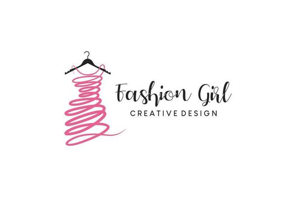 Fashion Girl Logo Vector Art, Icons, and Graphics for Free Download