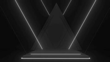 schwarz geometrisch Bühne video