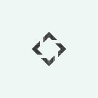 Square Object Logo Design Vector