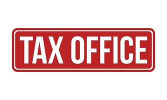 Tax Office Rubber Stamp Seal Vector