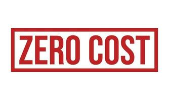 cero costo caucho sello sello vector