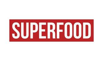 Superfood Rubber Stamp Seal Vector