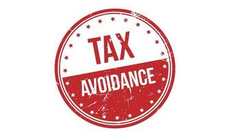 Tax Avoidance Rubber Stamp Seal Vector