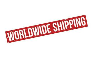 Worldwide Shipping Rubber Stamp Seal Vector