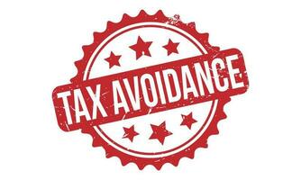 Tax Avoidance Rubber Stamp Seal Vector