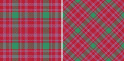 Background check texture. Seamless vector fabric. Plaid pattern tartan textile.