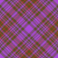 Vector check pattern. Fabric tartan texture. Plaid background seamless textile.