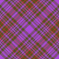 Vector check pattern. Fabric tartan texture. Plaid background seamless textile.