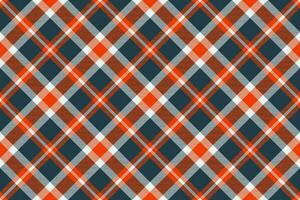 Tartan plaid background, diagonal check seamless pattern. Vector fabric texture for textile print, wrapping paper, gift card, wallpaper.
