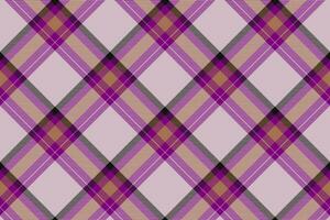 Tartan plaid background, diagonal check seamless pattern. Vector fabric texture for textile print, wrapping paper, gift card, wallpaper.