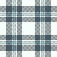 Plaid seamless pattern. Check fabric texture. Vector textile print.