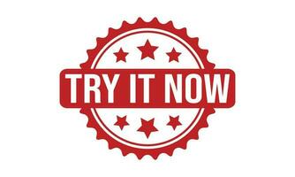 Try it Now Rubber Stamp Seal Vector