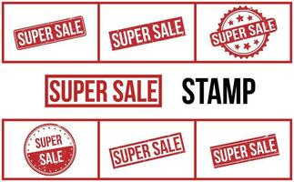 Super sale Rubber Stamp Set Vector