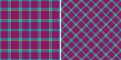 Fabric pattern check. Textile seamless tartan. Background texture vector plaid.