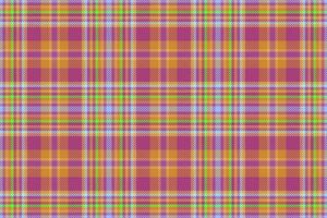 Seamless tartan textile. Plaid background texture. Fabric pattern check vector. vector