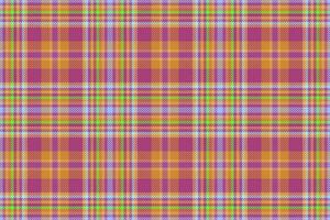 Seamless tartan textile. Plaid background texture. Fabric pattern check vector. vector