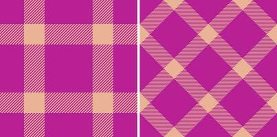 Plaid textile check. Background seamless fabric. Texture tartan pattern vector. vector