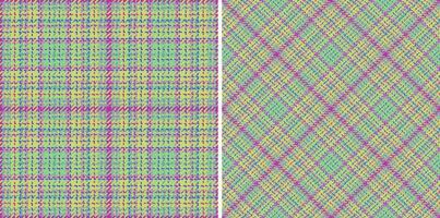 Textile vector texture. Check tartan pattern. Background fabric seamless plaid.