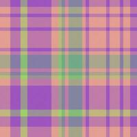 Textile check texture. Pattern seamless fabric. Tartan plaid background vector. vector