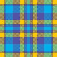 Plaid check pattern. Seamless fabric texture. Tartan textile print. vector