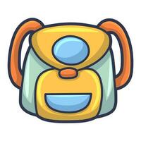 Free Vector cute school bag, tools for everyday life