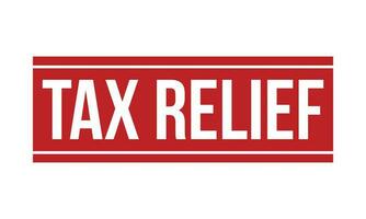 Tax Relief Rubber Stamp Seal Vector