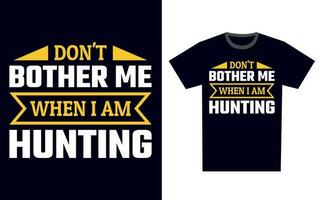 Hunting T Shirt Design Template Vector