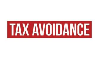 Tax Avoidance Rubber Stamp Seal Vector