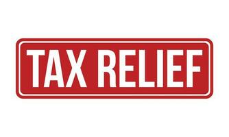 Tax Relief Rubber Stamp Seal Vector