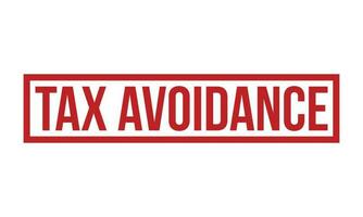 Tax Avoidance Rubber Stamp Seal Vector