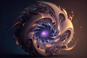 Illusion or dream, innovation or exploration, technology or sci fi. Physics quantum fluctuations 8k octane rendered ultra realistic. Digital art banner for game or movie photo