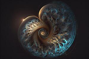 Illusion or dream, innovation or exploration, technology or sci fi. Physics quantum fluctuations 8k octane rendered ultra realistic. Digital art banner for game or movie photo