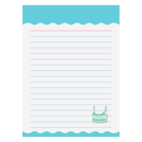 Paper Note Kids Tangtop Bullet Journal Sticker Clothing png