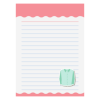 Paper Note Long-sleeved shirt Bullet Journal Sticker Clothing png