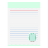 Paper Note Long-sleeved shirt Bullet Journal Sticker Clothing png