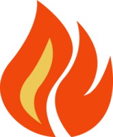 logo de icono de fuego png