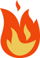 logo de icono de fuego png