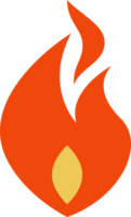 logo de icono de fuego png