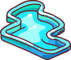 swimming pool png graphic clipart design