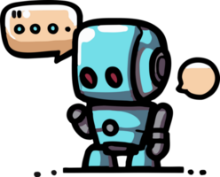 hablando robot png gráfico clipart diseño