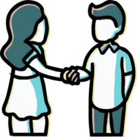 Lovers are holding hands together png graphic clipart design
