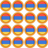 modelo Galleta con bandera país Armenia en sabroso galleta png