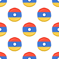 modelo Galleta con bandera país Armenia en sabroso galleta png